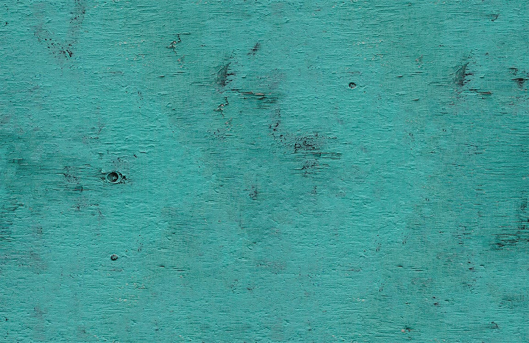Vintage Teal Distressed Wood-Effect Wallpaper for Rustic Home Decor Charm