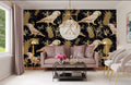 Parrot & Flower Wallpaper Mural