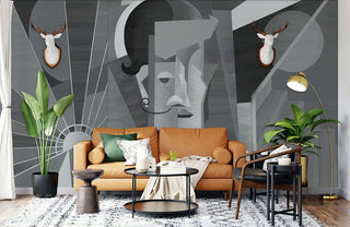 Picasso Portrait Wallpaper Mural