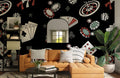 Poker Accessories Wallpaper Mural