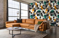Abstract Leopard Print Wallpaper Mural