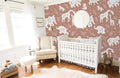 Animal Leaves Wallpaper Mural