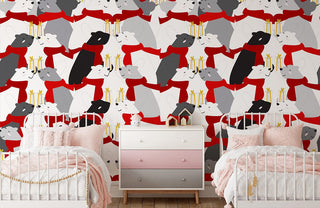 Bear Couples Wallpaper Mural