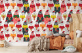 Bear in Christmas Wallpaper Mural