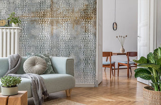Blotted Gray Python Skin Wallpaper Mural