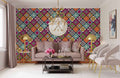 Boho Circle Wallpaper Mural