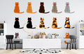 Cat Back Wallpaper Mural