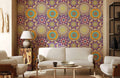 Circle Polygon Wallpaper Mural