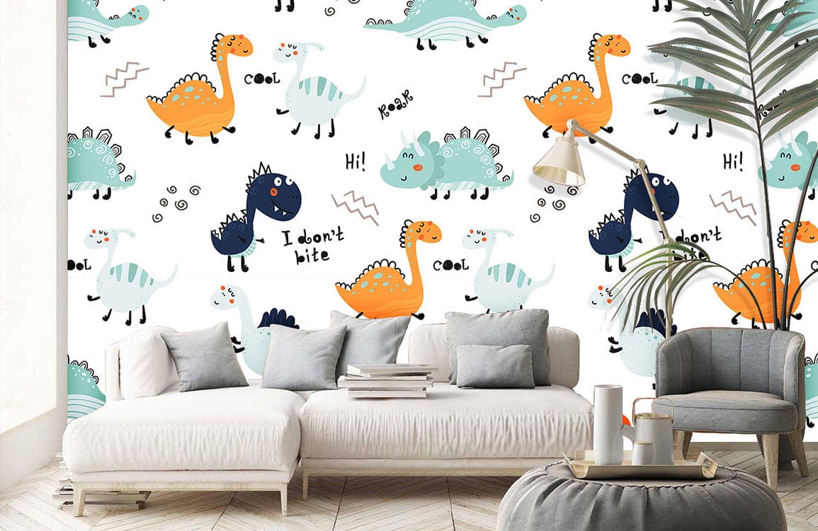 Cool Dinosaur Wallpaper Mural