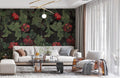 Dark Dying Flowers Wallpaper Mural