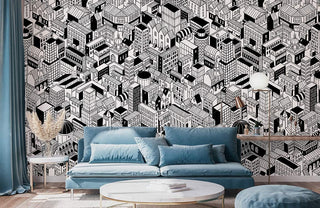 Dense Buildings Wallpaper Mural
