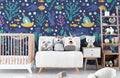 Fish and Bubble Wallpaper Mural