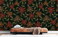Flower Embroidery Wallpaper Mural