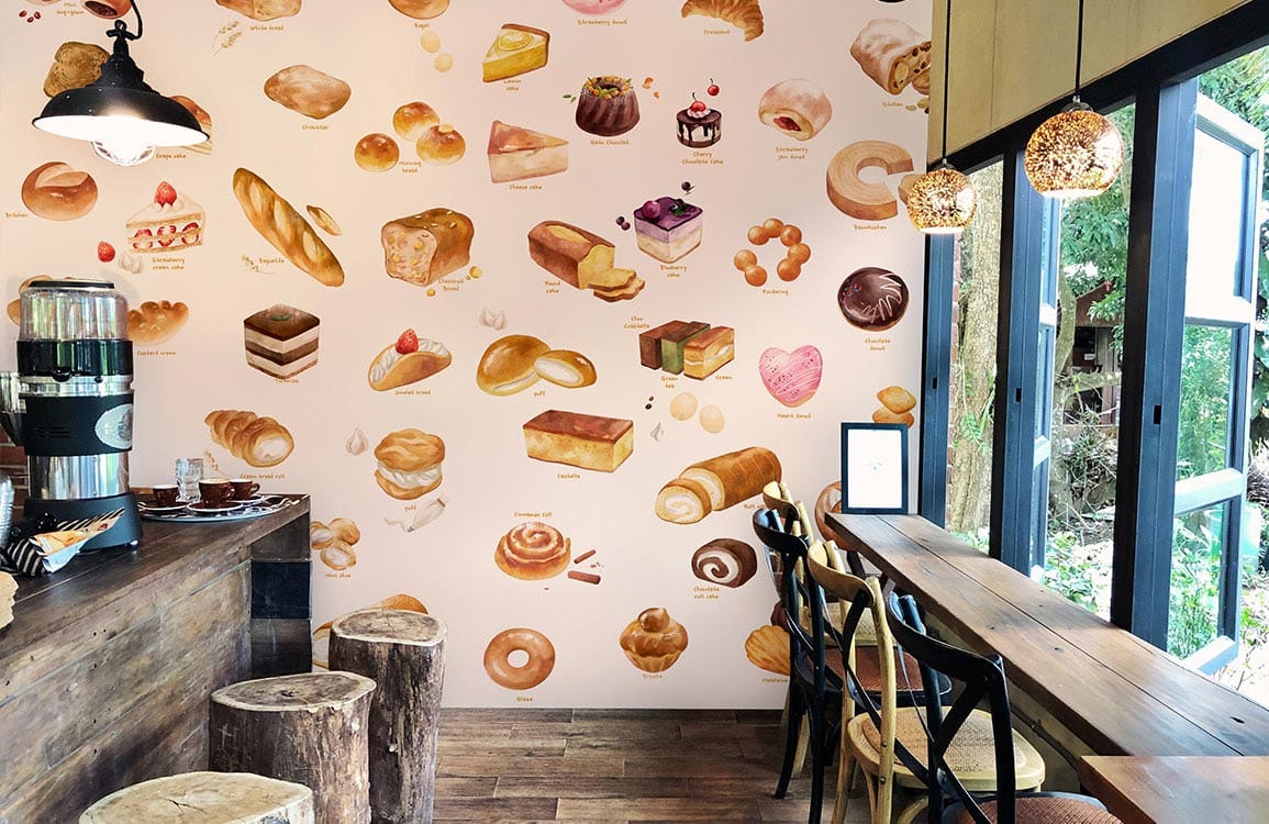 French Roll Wallpaper Mural