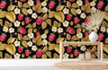 Gilt strawberry Wallpaper Mural