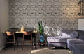 Gray Mushrooms Wallpaper Mural