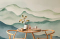 Ombre Green Mountain Wallpaper Mural