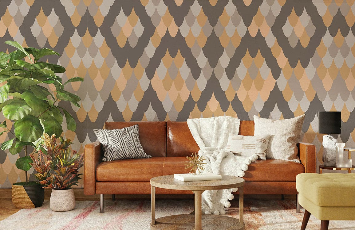 Hand Drawn Fur Wallpaper Mural