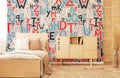Handrawn Letters Wallpaper Mural