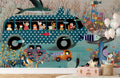 Happy Animal Journey Wallpaper Mural