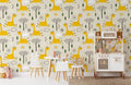 Happy Giraffe Wallpaper Mural