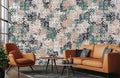 Lattern Mosiac Wallpaper Mural