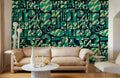 Letter Shadow Wallpaper Mural