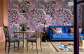 Mixed Abstract Fur Wallpaper Mural