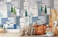 Nordic Building Wallpaper Mural