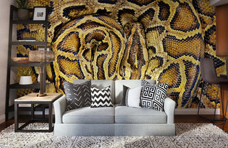 Python Round Wallpaper Mural