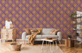 Red Flowers Vectors Wallpaper Mural