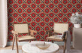 Red Vectors Wallpaper Mural