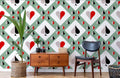Rhombic Poker Wallpaper Mural