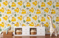 Sleepy Giraffe Wallpaper Mural