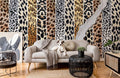 Torn Puzzle Fur Wallpaper Mural