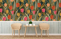 Tulip Field Wallpaper Mural