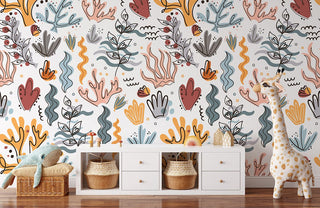 Waving Seaweeds Wallpaper Mural