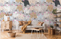Shy Kitties Wallpaper Mural