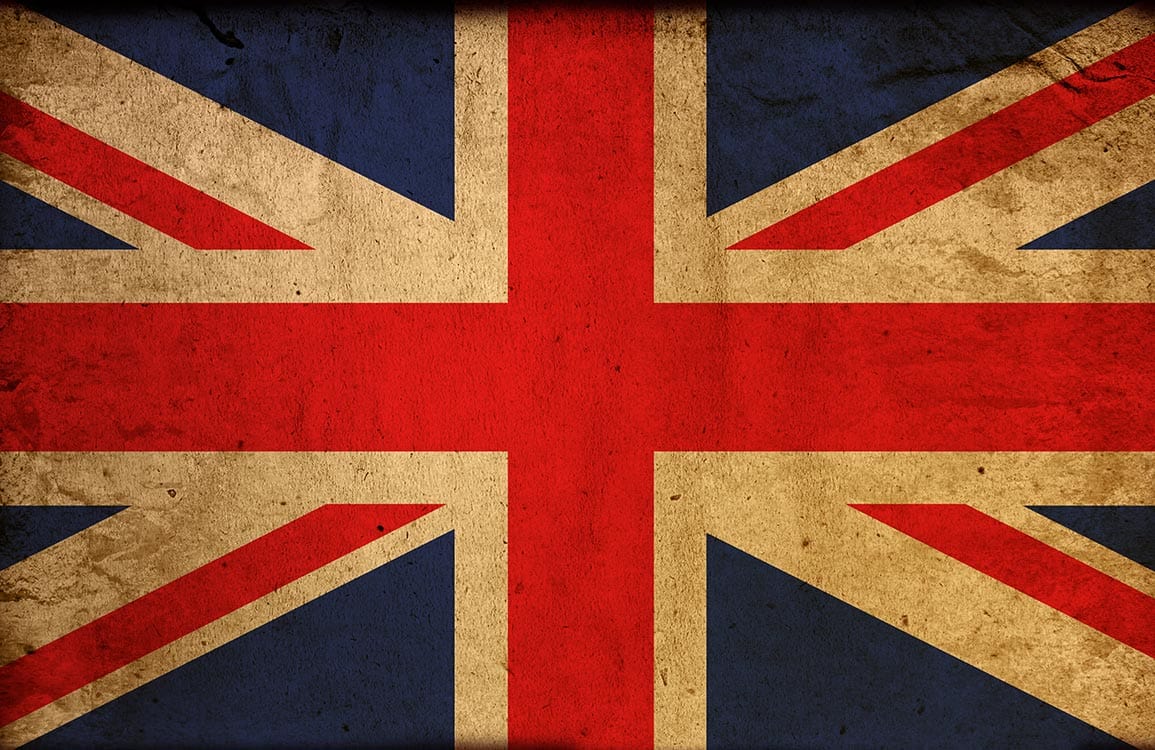 Vintage Union Jack Mural Wallpaper - Classic British Flag Design Decor