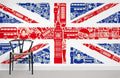 Union Jack Montage Wallpaper Mural