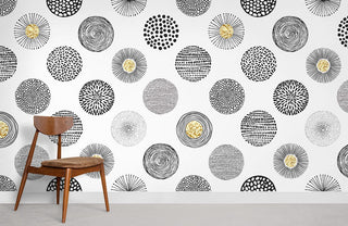 Varies Circles ll Wallpaper Mural