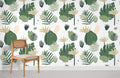 Various Leaves Wallpaper Mural