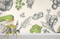 Veggie Wallpaper Mural