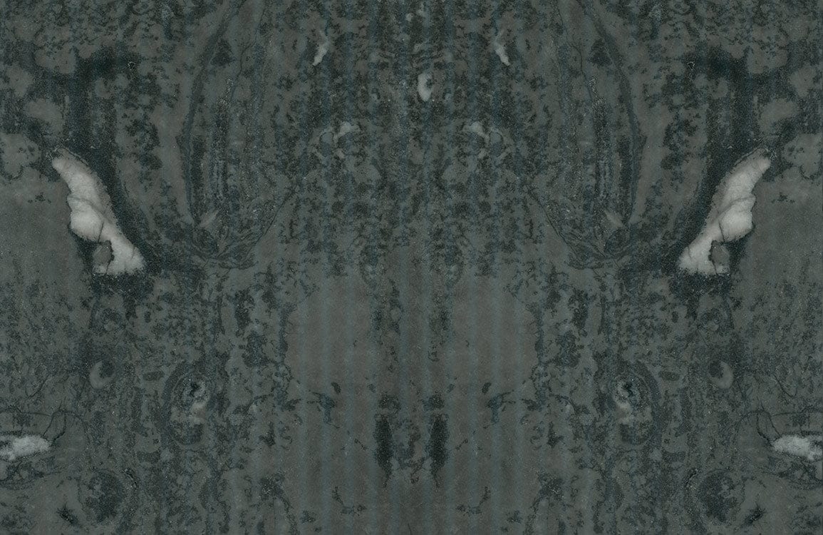 Dark Marble Texture Abstract Mural Wallpaper in Elegant Charcoal and Grey Tones