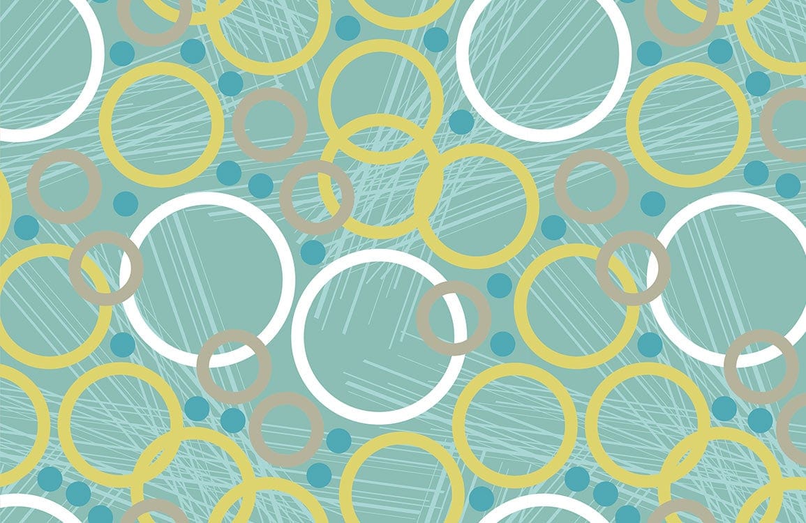 Vinilo C铆rculos Wallpaper Mural