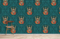 Vintage Cow Wallpaper Mural