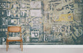 Vintage Font Wallpaper Mural