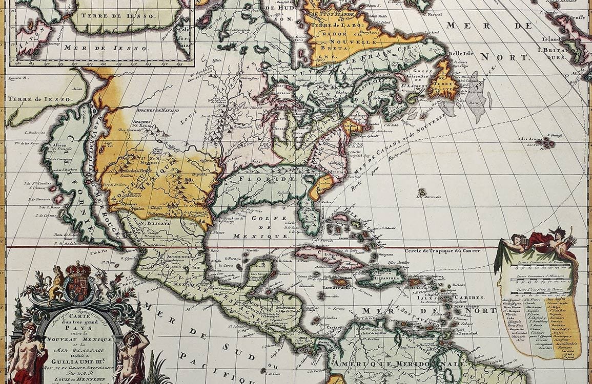 Vintage Map Mural Wallpaper - Antique Style, Earthy Tones, Historical Elegance