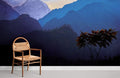 Violet Mountain View Wallpaper Mural