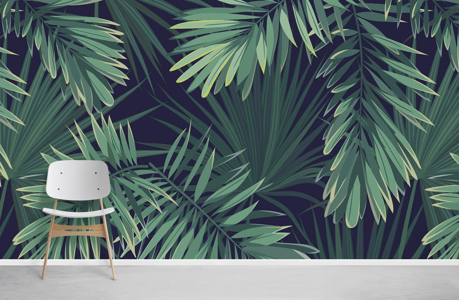 Green Leaves Wallpaper Mural